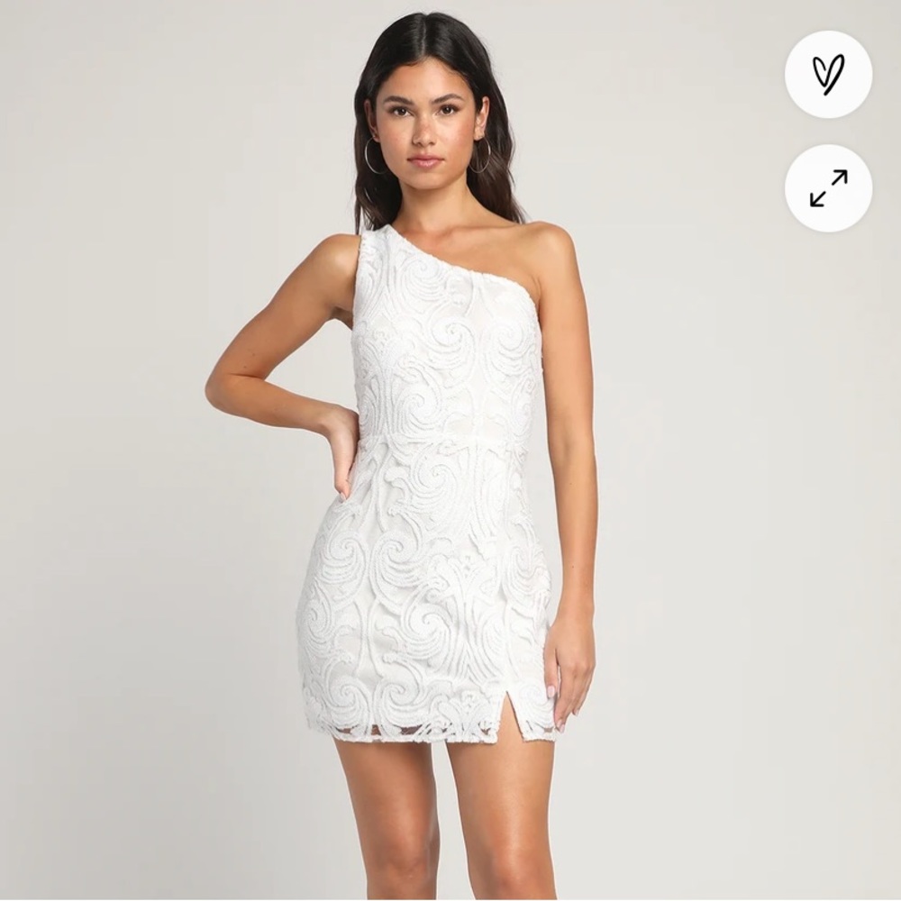 Lulus Marina White Sequin Dress! SOLD OUT AT LULUS